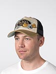 Бейсболка VON DUTCH арт. VD/1/CT/PATCHES/15  (кремовый / светло-коричневый)